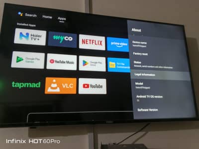 Haier 42" Android Smart LED TV For Sale