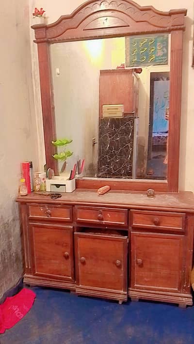 wooden dressing table