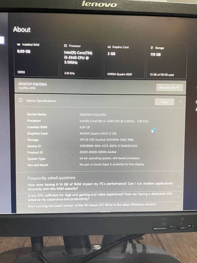 Dell Core i5 Desktop Computer Complete Setup for Sale