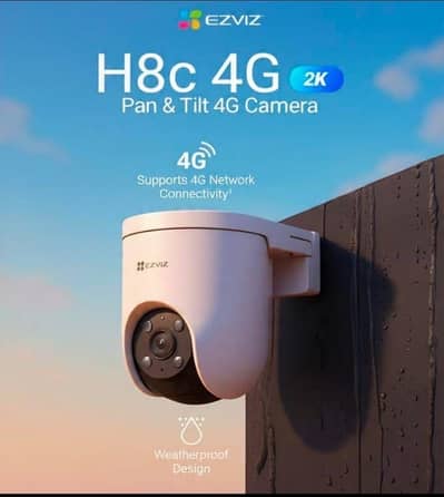 H8c 4G 2k Ezviz wirless Camera Sim