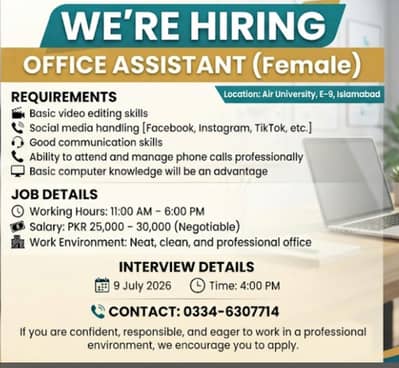 office assistant (female)