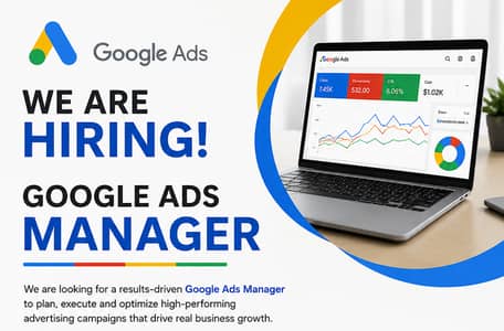 Google Ads Manager Required (work from home)