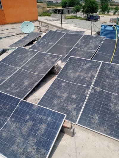 solar panels all damage but working