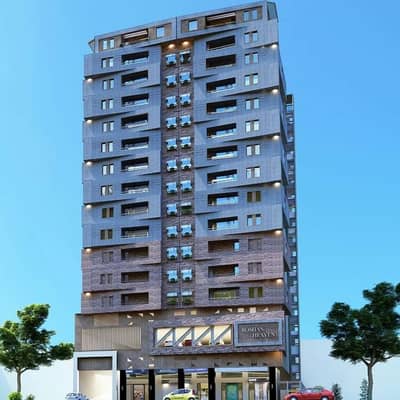 Roshan Heaven Brand New 3 Bedrooms Drawing Lounge Cross West Open Leased Flat Available For Sale With Completion Plan