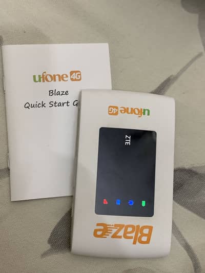 Ufone 4G Blaze Pocket Wi-Fi Device