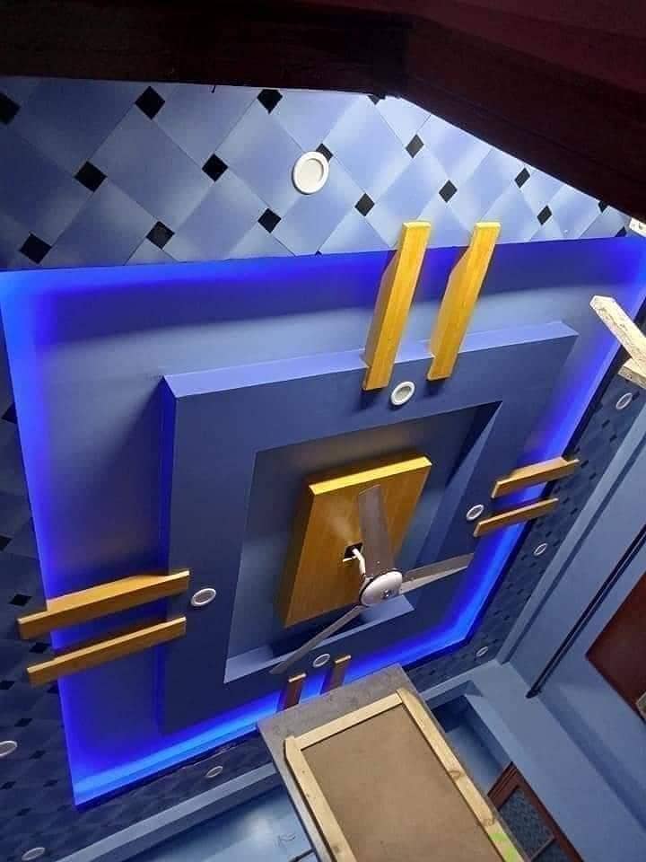 Fancy False Ceiling | Gola Border Ceiling | POP Ceiling 3