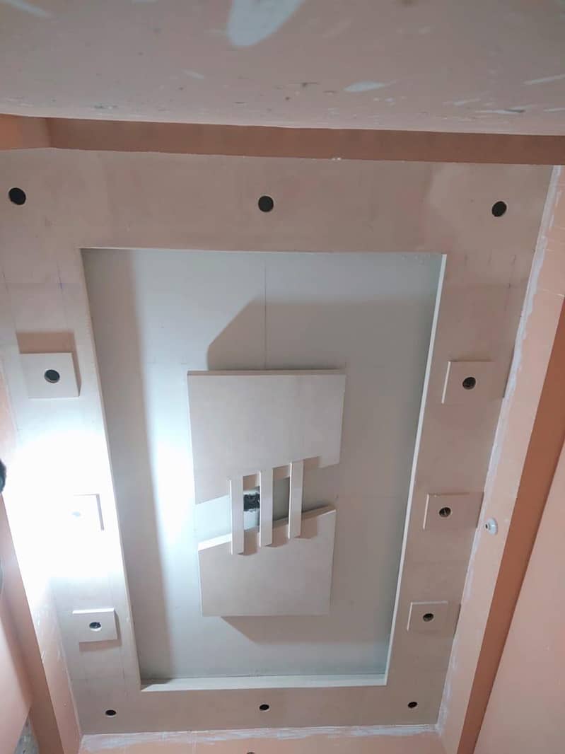 Fancy False Ceiling | Gola Border Ceiling | POP Ceiling 10