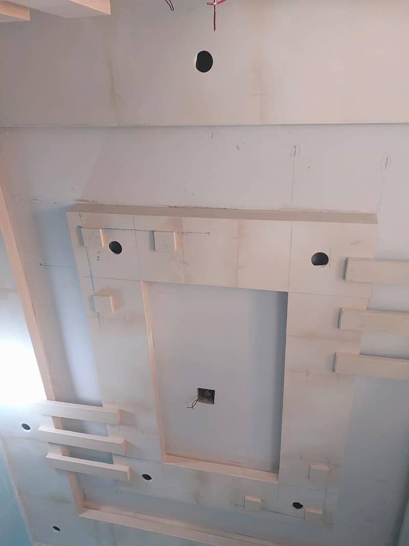 Fancy False Ceiling | Gola Border Ceiling | POP Ceiling 12