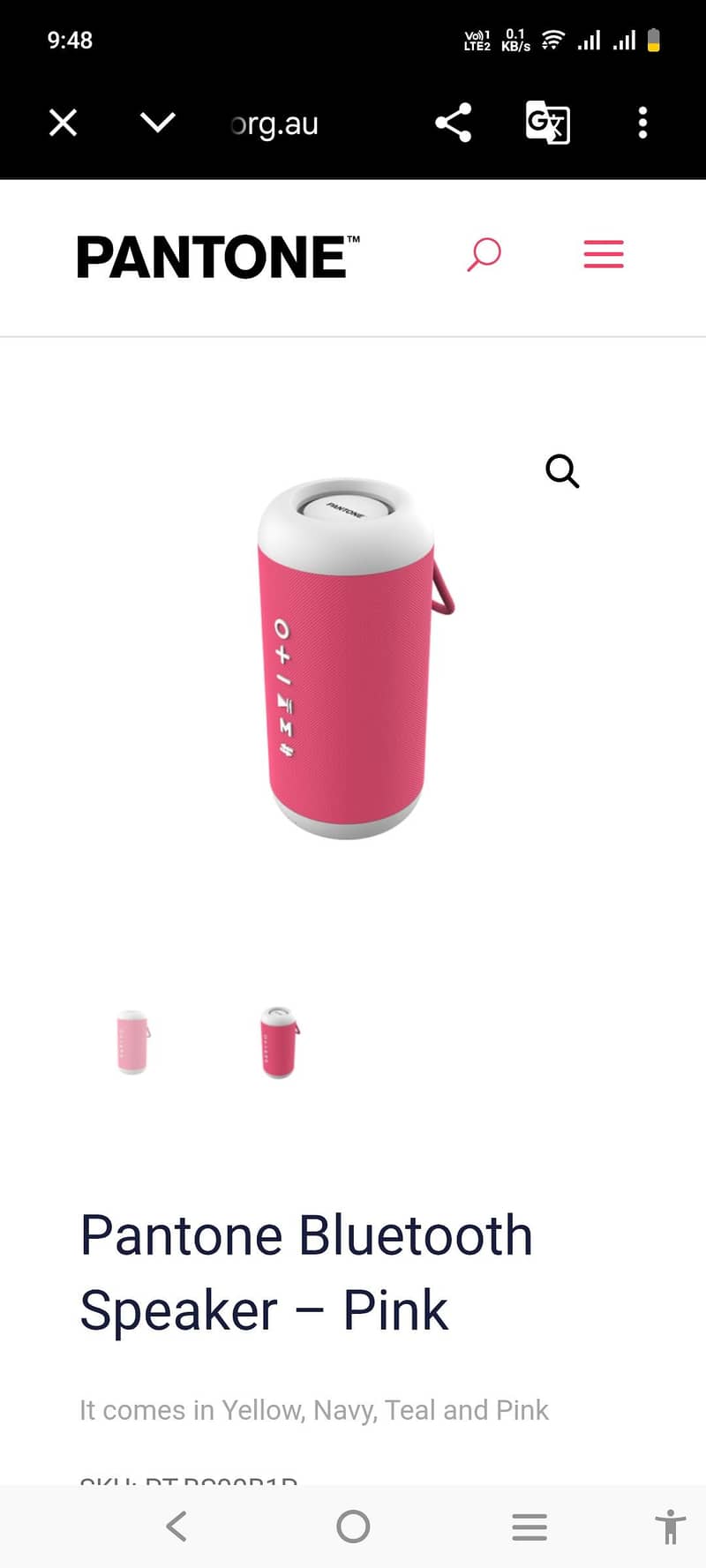 Bluetooth speaker 0