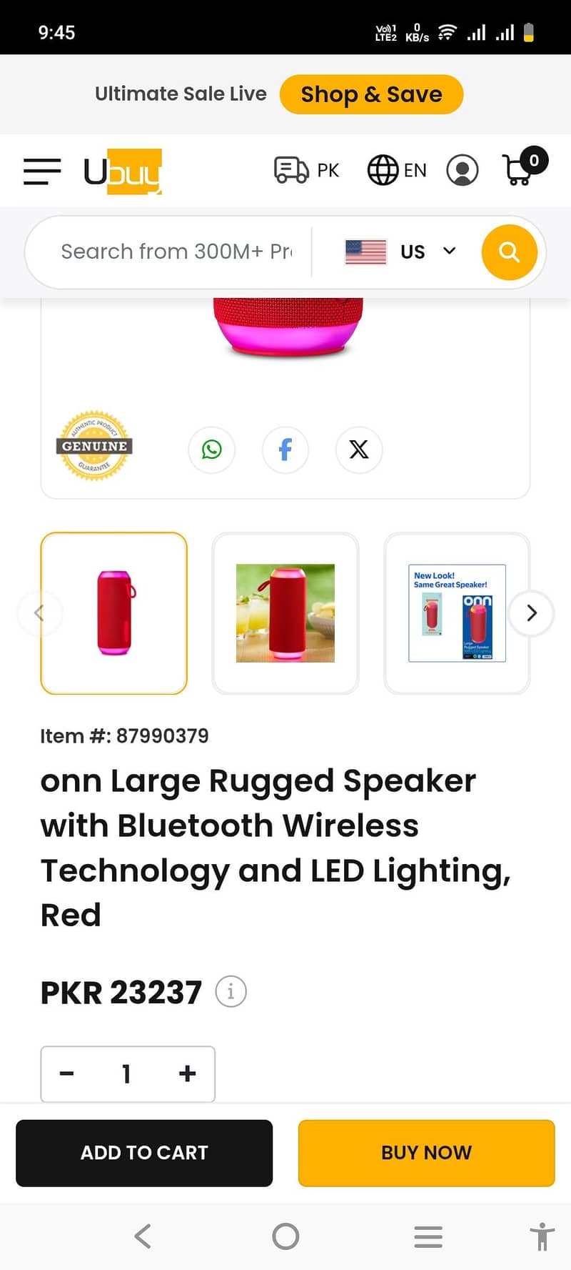 Bluetooth speaker 1