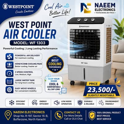 Westpoint WF-1303 Air Cooler | Powerful Cooling | Original