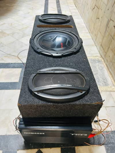 Car Amplifier and Speaker for sale