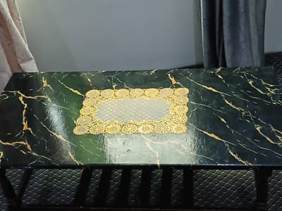 wooden tables