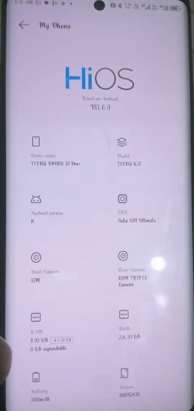 Tecno spark 20 pro plus