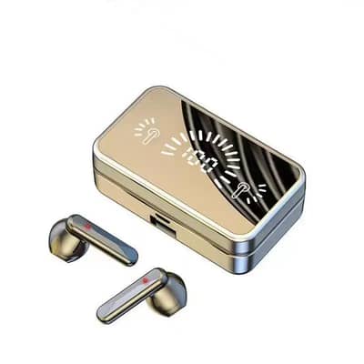 touch controls earbuds with battery display