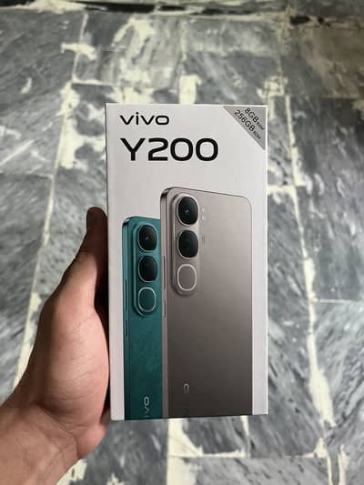 Vivo Y200 10/10 With Original Box And Charger Cable