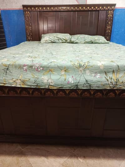solid diyaar wooden bed for sale