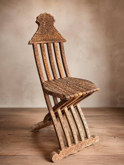 Vintage Pakistani Style Folding Chair
