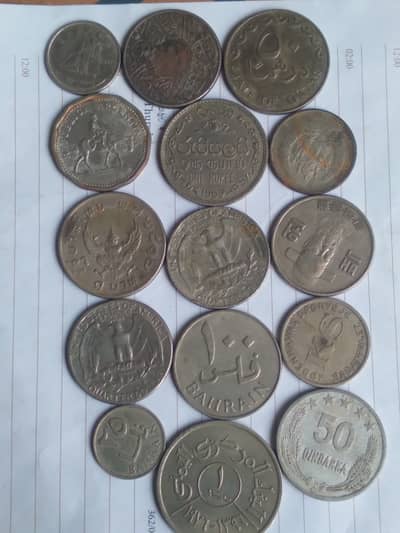 Old Coins British india & Pakistan and other countries