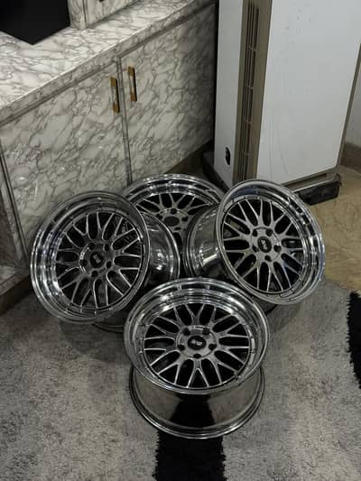 18inch rims SVE series 3 super chrome