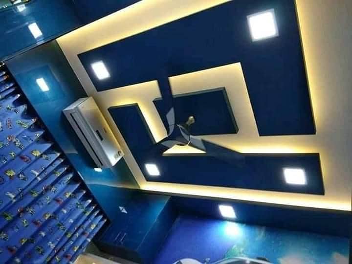 Fancy False Ceiling | Gola Border Ceiling 13