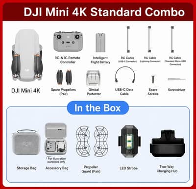 DJI mini 4K standard combo | Brand New | Factory Sealed | 4K Drone