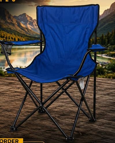 Foldable Camping Chair for Outdoor & Picnic – Lightweight & Durable