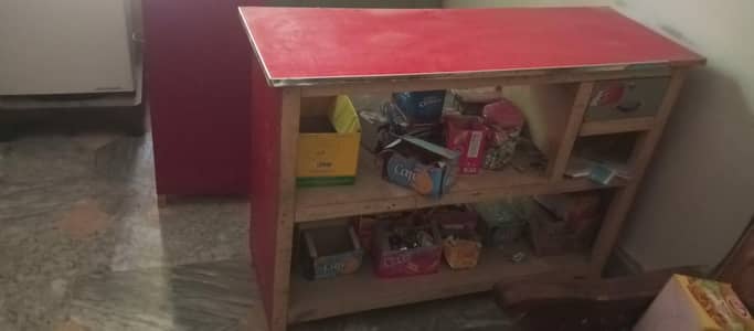 shop counter and almary for sell
