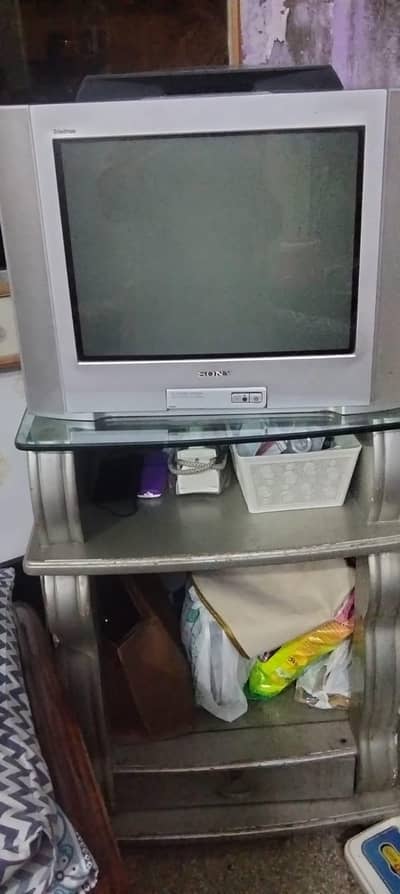 Sony TV with trolly