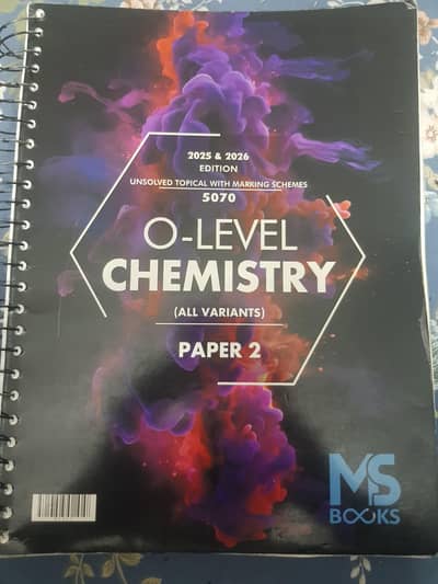 MS Books O-Level Chemistry Unsolved Topicals P1 & P2