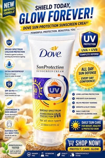 Dove sun screen