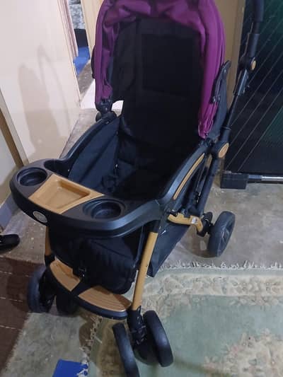 multiposition baby stroller