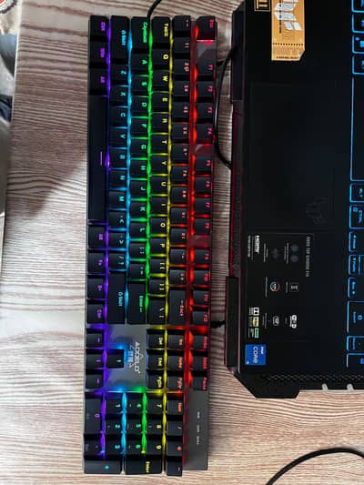 RGB Wired Gaming Keyboard Full Size LED Rainbow Backlit
