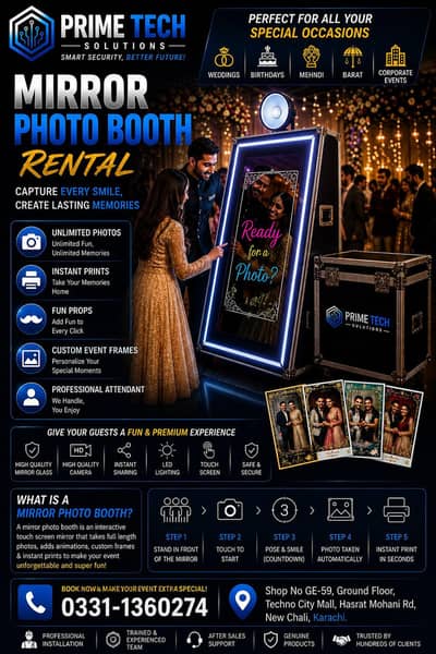 Mirror photo Booth Rental