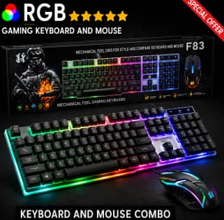 Gaming Keybord and Mouse combo box pack
