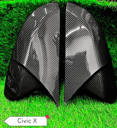 Batman carbon side mirrors  , ambience lights, hid lights