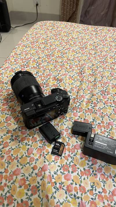 Sony a6500 mirrorless  camera with 16mm 1.4 sigma