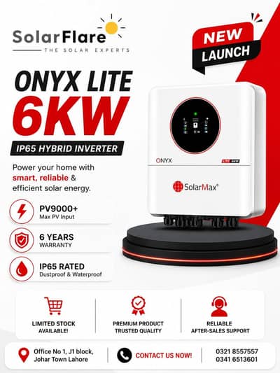 SolarMax 6kw Onyx Lite IP65 PV9000 at Wholesale Price