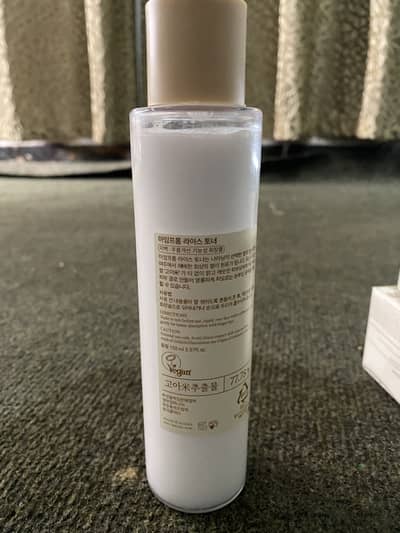 Korean rice  toner
