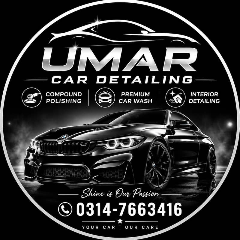 گاڑی کی مکمل صفائی، کمپاؤنڈ پالش، سیرامک کوٹنگ اور پریمیم کار ڈیٹیلنگ 0