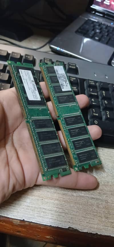 used old ram 256MB and 512MB
