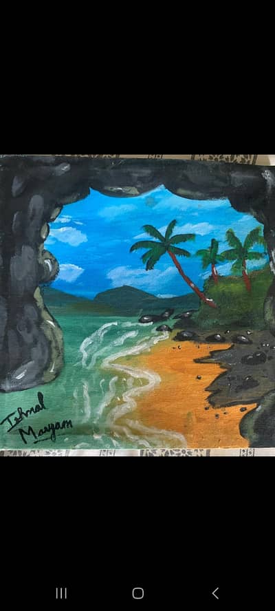 Beach painting