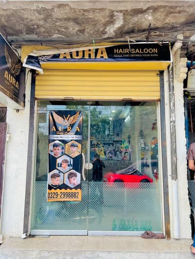 Running gents saloon for sale
