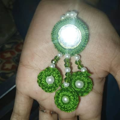 handmade mirror ring and latkan