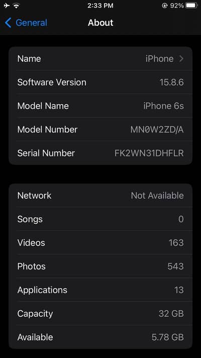 Apple iPhone 6S condition 10/10  storage 32gb