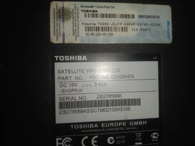 Toshiba laptop condition 10/10