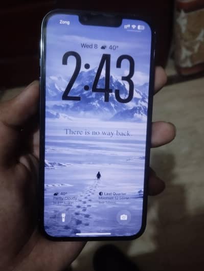 iphone 13 bro, siera blue. colour