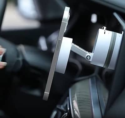  Premium Vacuum Magnetic Mobile Holder | Strong Suction | Car & Des