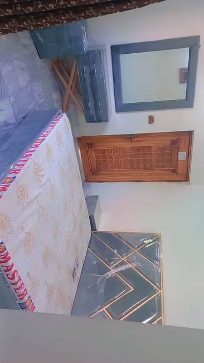 sale bed, side tables + dressing stool