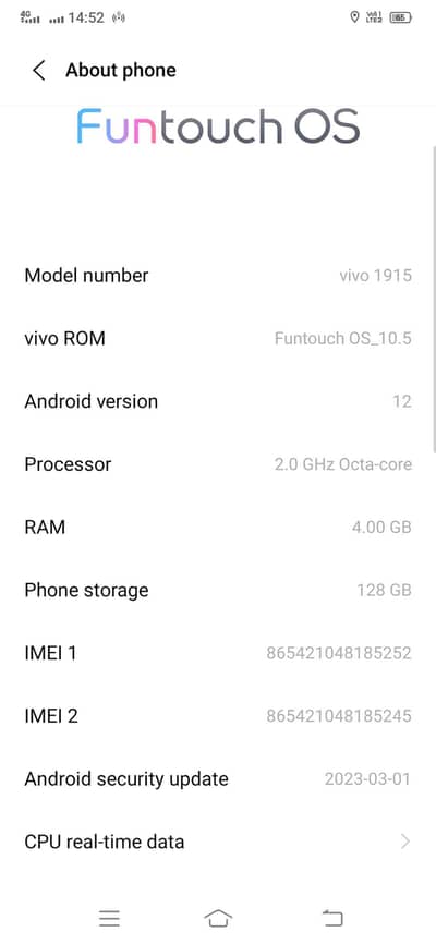 Vivo Y19